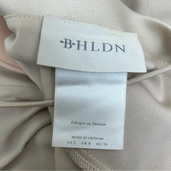 BHLDN Freya Satin Charmeuse Dress Anthropologie Size 2 - Picture 15 of 16